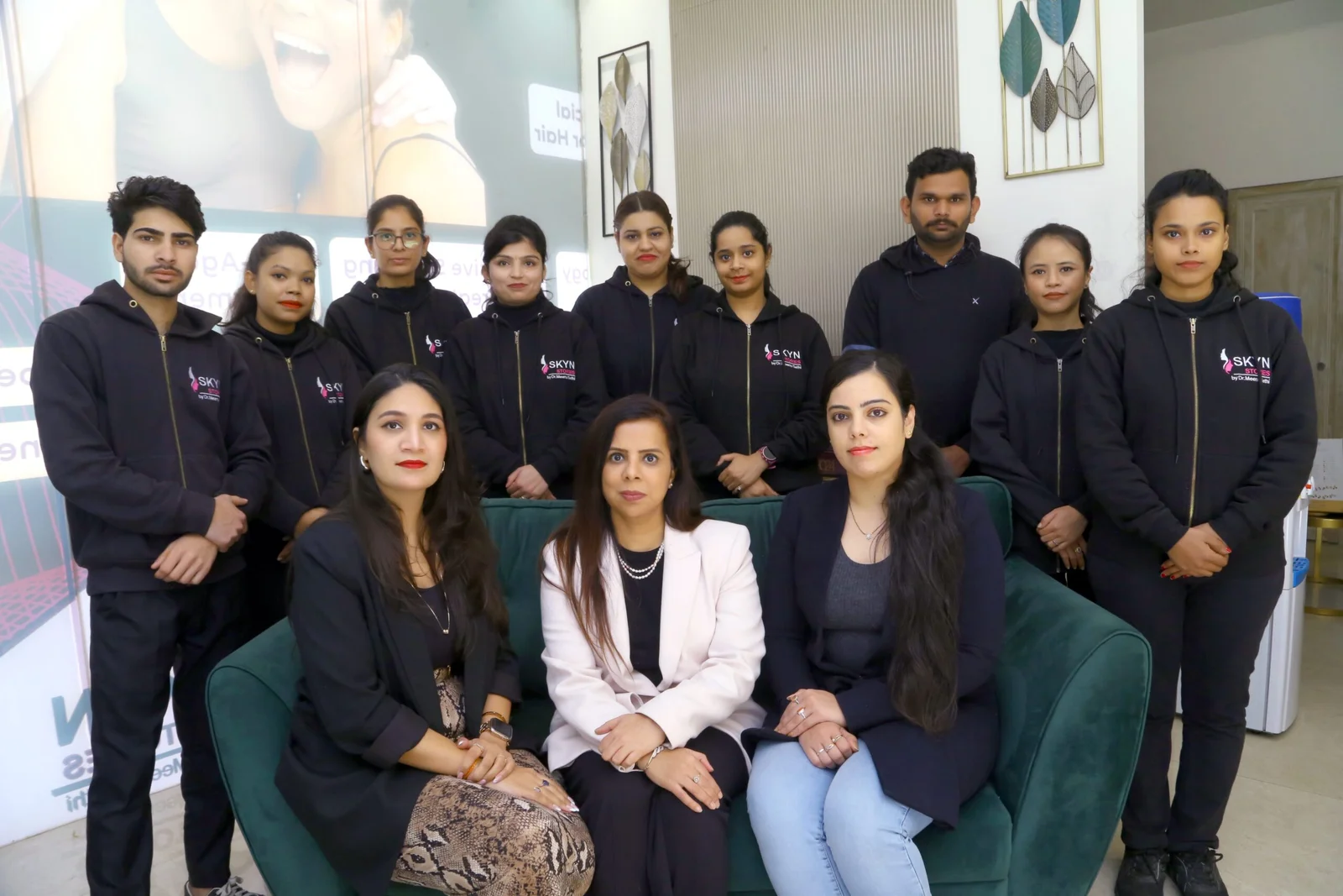 The Skyn Stories team — dedicated skincare professionals led by Dr. Meenu Sethi